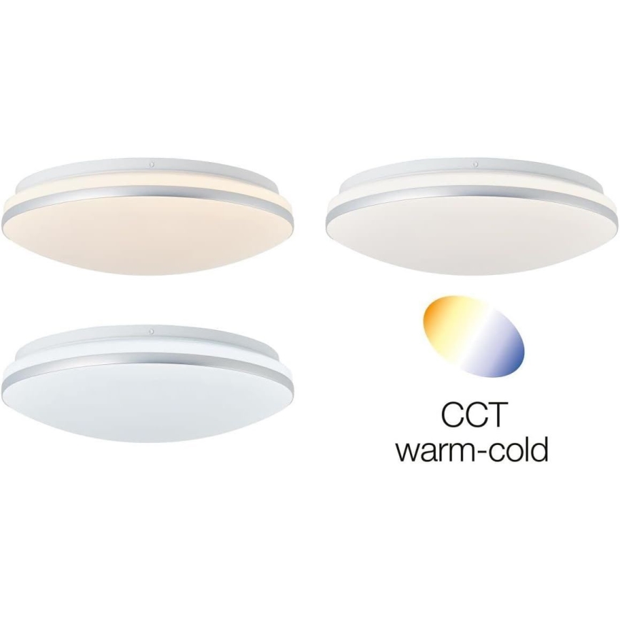 Brilliant - LED RGBW Димируем плафон MIDWAY LED/14W/230V 3100-6500K Wi-Fi Tuya + дистанционно управление