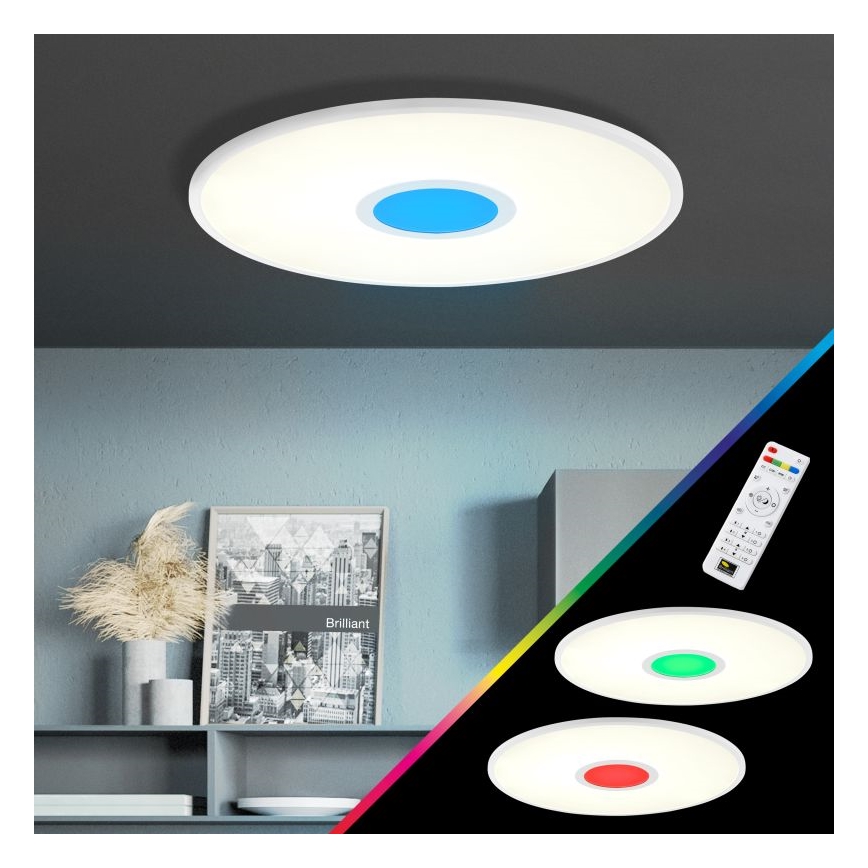 Brilliant - LED RGBW Димируем плафон ODELLA LED/24W/230V 2700-6500K + дистанционно управление