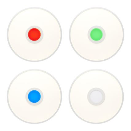 Brilliant - LED RGBW Димируем плафон ODELLA LED/24W/230V 2700-6500K + дистанционно управление