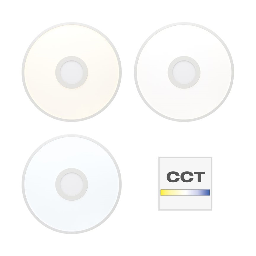 Brilliant - LED RGBW Димируем плафон ODELLA LED/24W/230V 2700-6500K + дистанционно управление
