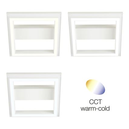 Brilliant - LED RGBW Димируем плафон PALLAS LED/18W/230V 2700-6500K + дистанционно управление