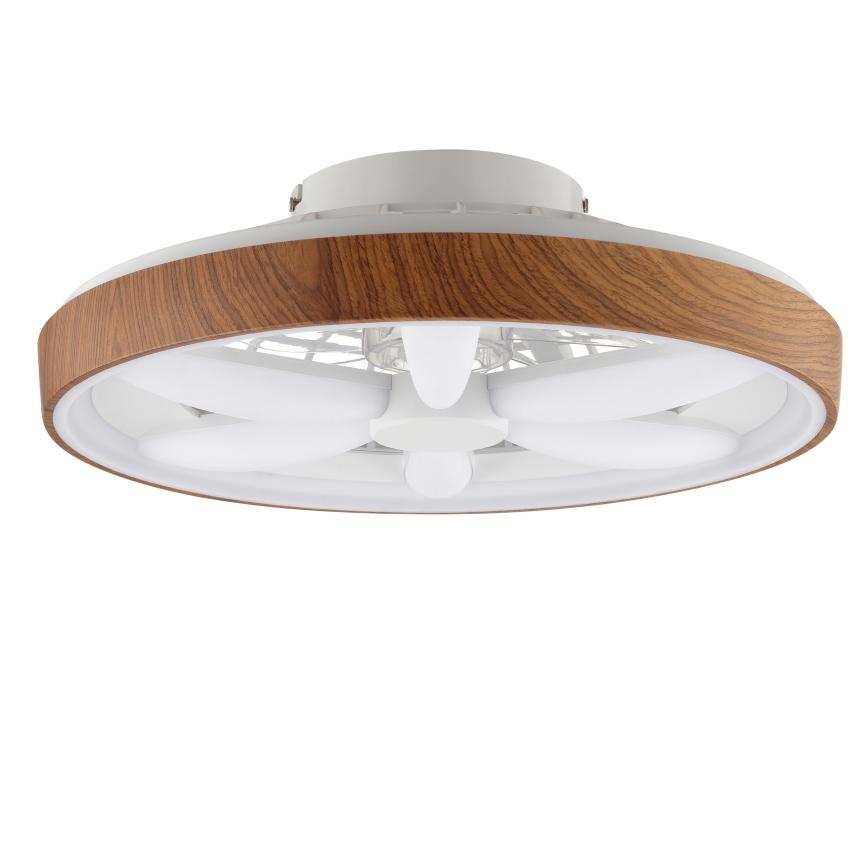 Brilliant - LED RGBW Димируем вентилатор за таван GAIANO LED/24W/230V 2700-6500K Ø 48 см кафяв + дистанционно управление