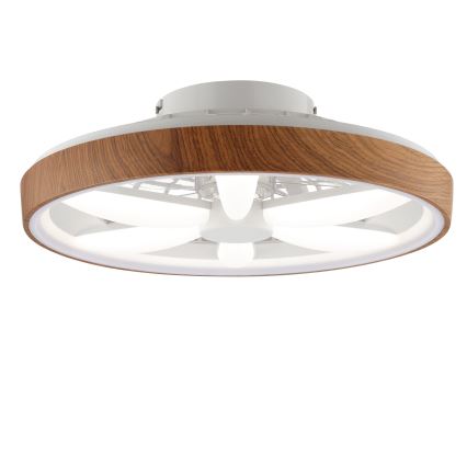 Brilliant - LED RGBW Димируем вентилатор за таван GAIANO LED/24W/230V 2700-6500K Ø 48 см кафяв + дистанционно управление