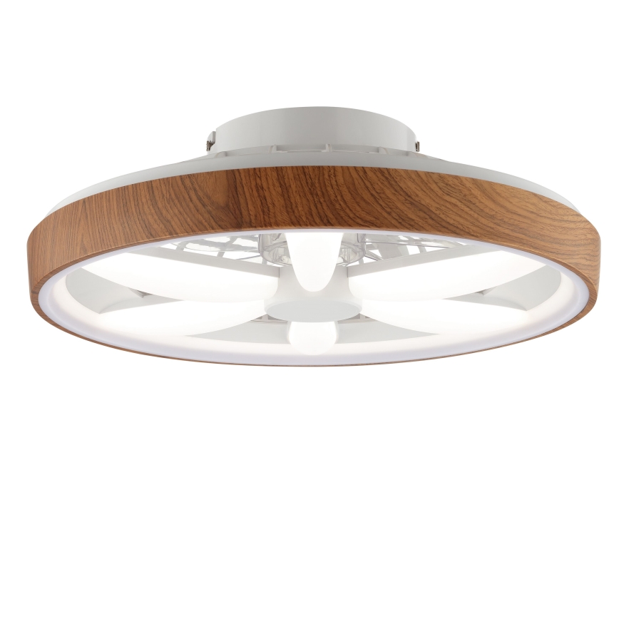 Brilliant - LED RGBW Димируем вентилатор за таван GAIANO LED/24W/230V 2700-6500K Ø 48 см кафяв + дистанционно управление