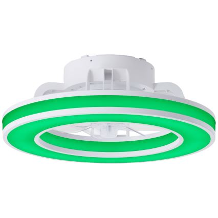 Brilliant - LED RGBW Димируем вентилатор за таван MONDELLO LED/26W/230V 2700-6500K Ø 41,5 см бял + дистанционно управление