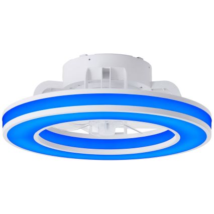 Brilliant - LED RGBW Димируем вентилатор за таван MONDELLO LED/26W/230V 2700-6500K Ø 41,5 см бял + дистанционно управление