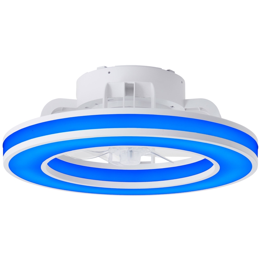 Brilliant - LED RGBW Димируем вентилатор за таван MONDELLO LED/26W/230V 2700-6500K Ø 41,5 см бял + дистанционно управление