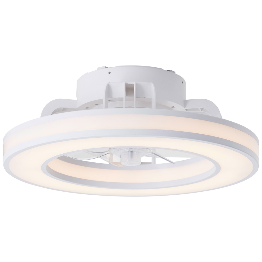 Brilliant - LED RGBW Димируем вентилатор за таван MONDELLO LED/26W/230V 2700-6500K Ø 41,5 см бял + дистанционно управление