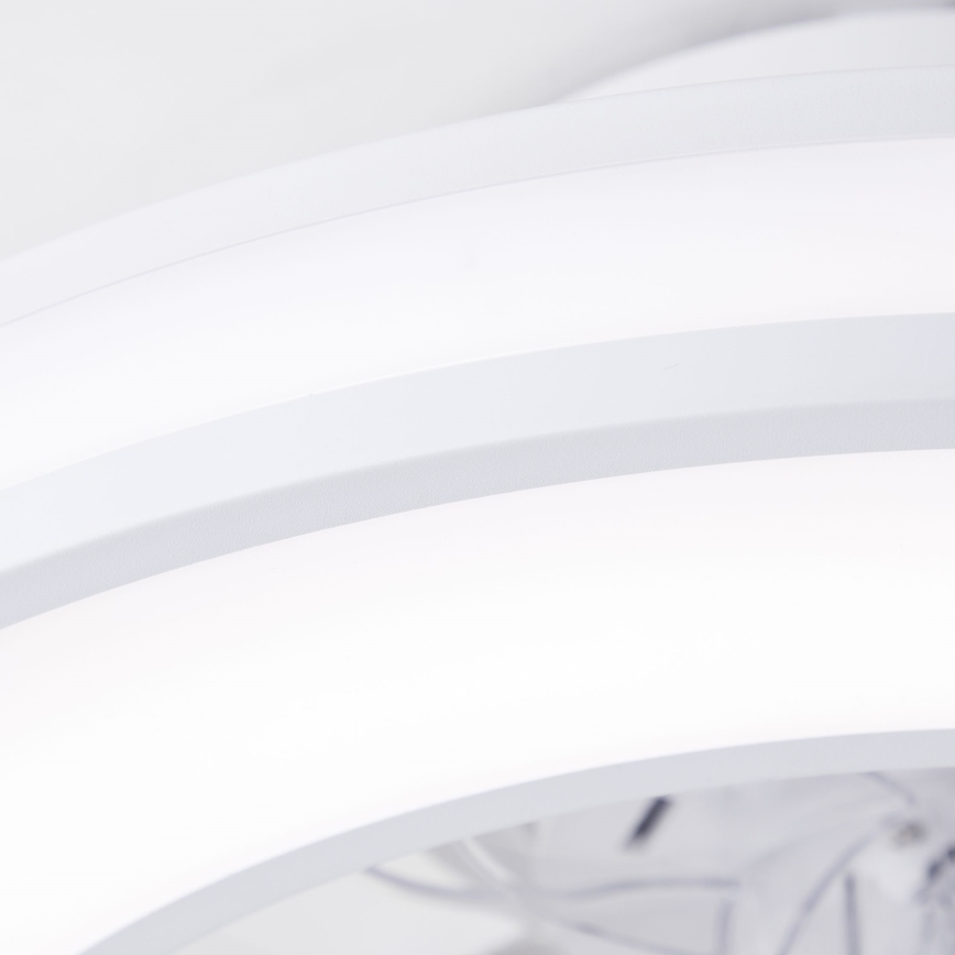 Brilliant - LED RGBW Димируем вентилатор за таван MONDELLO LED/26W/230V 2700-6500K Ø 41,5 см бял + дистанционно управление