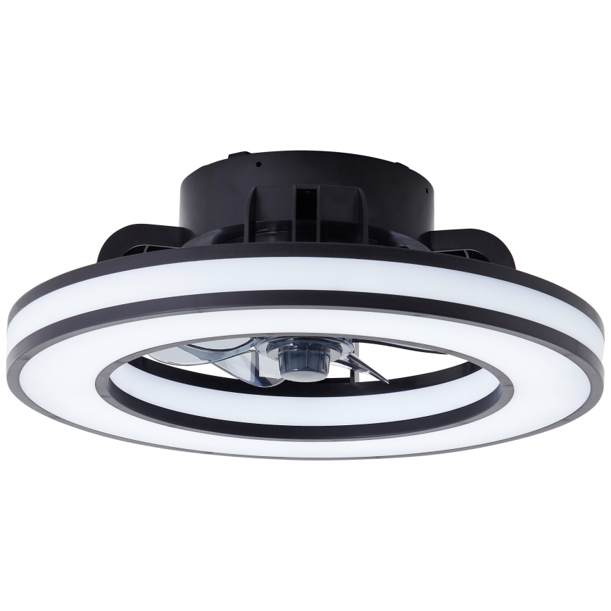 Brilliant - LED RGBW Димируем вентилатор за таван MONDELLO LED/26W/230V 2700-6500K Ø 41 см черен + дистанционно управление