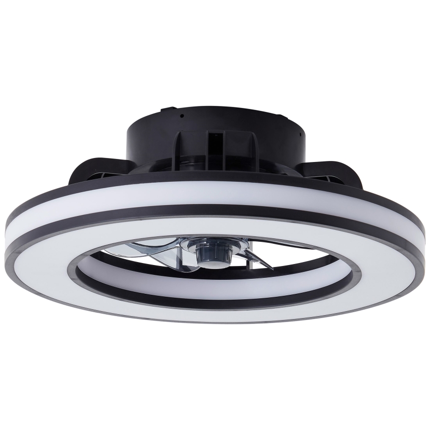 Brilliant - LED RGBW Димируем вентилатор за таван MONDELLO LED/26W/230V 2700-6500K Ø 41 см черен + дистанционно управление