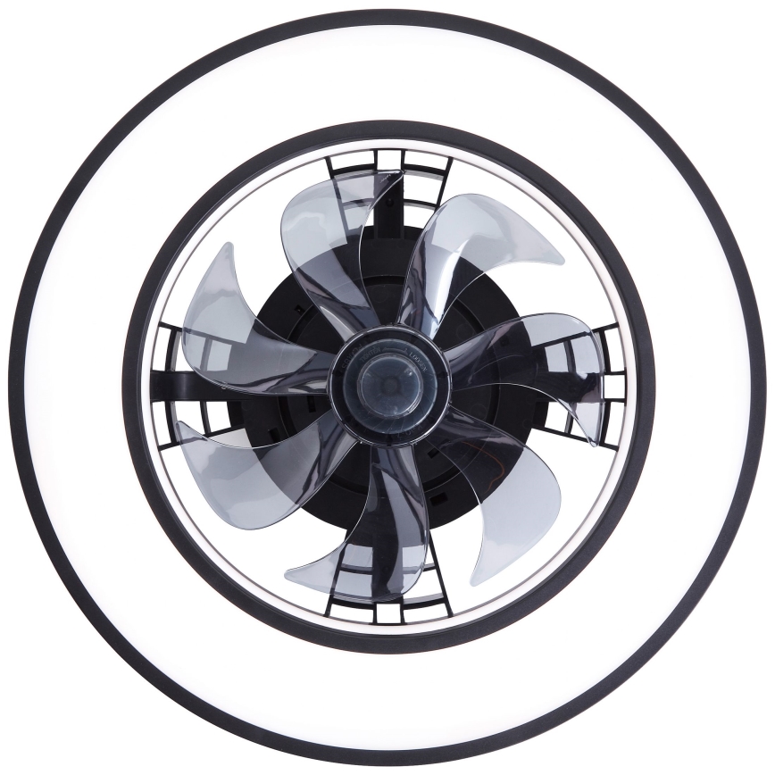 Brilliant - LED RGBW Димируем вентилатор за таван MONDELLO LED/26W/230V 2700-6500K Ø 41 см черен + дистанционно управление