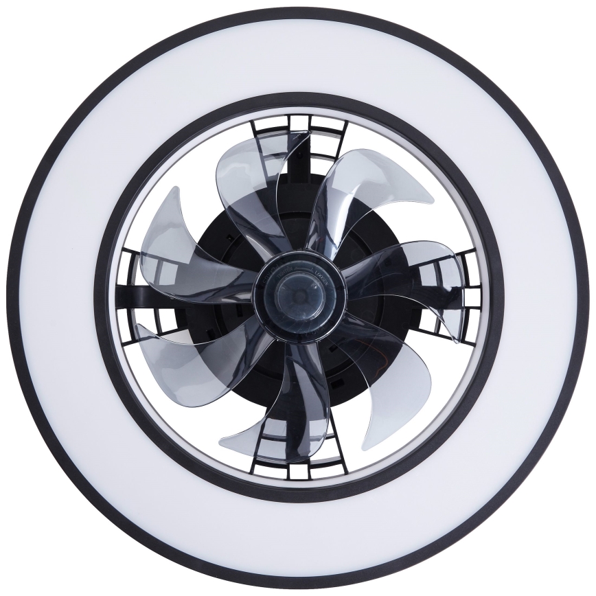 Brilliant - LED RGBW Димируем вентилатор за таван MONDELLO LED/26W/230V 2700-6500K Ø 41 см черен + дистанционно управление