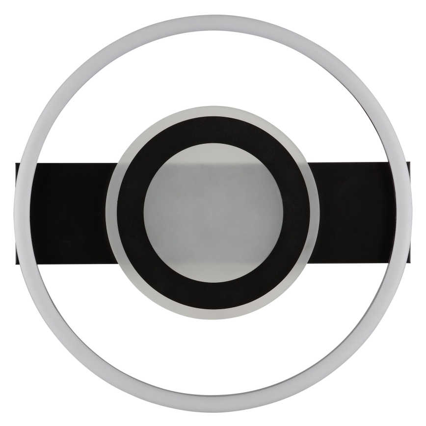 Brilliant - LED RGBW Димируемо таванно осветително тяло MAUREEN LED/20W/230V 3000-6500K черно + дистанционно управление