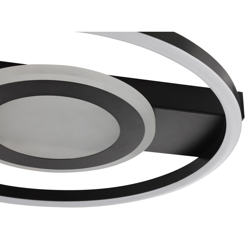 Brilliant - LED RGBW Димируемо таванно осветително тяло MAUREEN LED/20W/230V 3000-6500K черно + дистанционно управление