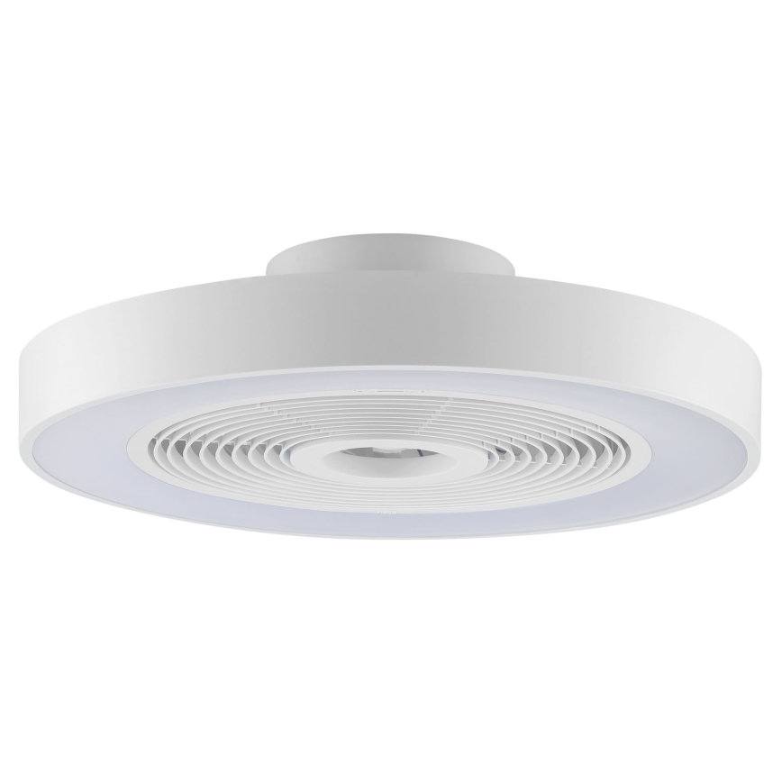 Brilliant - LED RGBW Димируемо таванно осветително тяло с вентилатор CATANIA LED/37W/230V 2700-6500K pr. 48,6 cm бяло + дистанционно управление