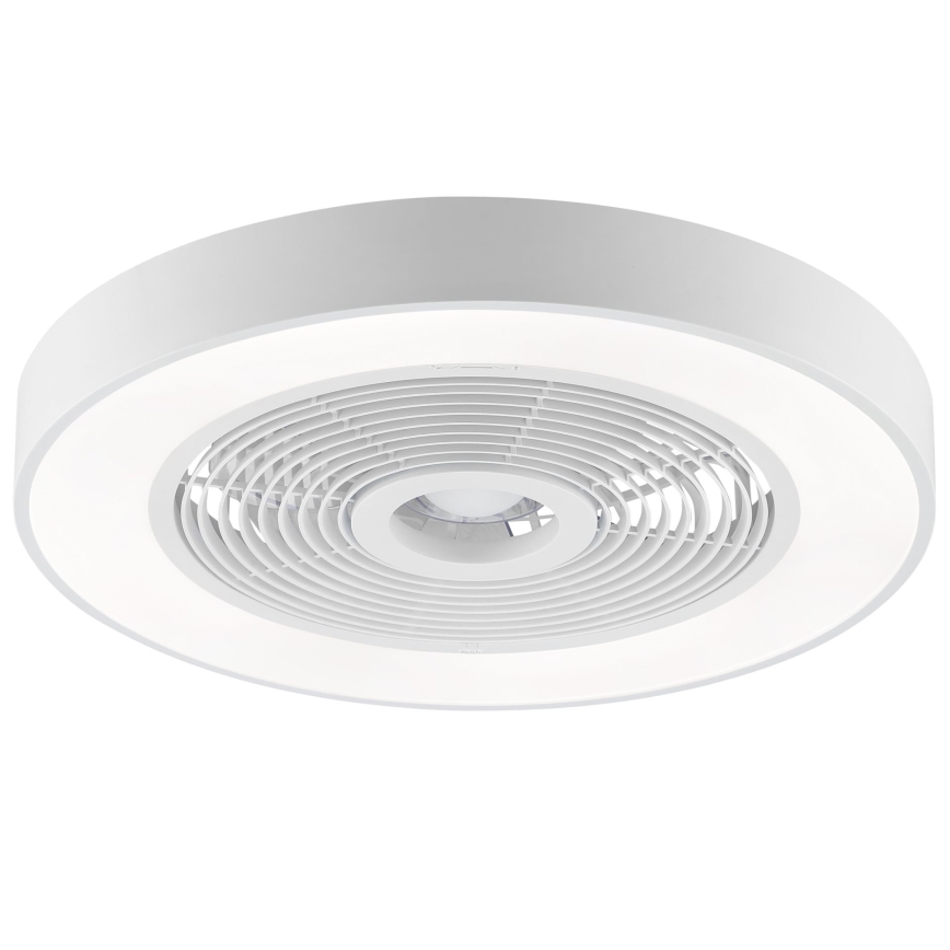 Brilliant - LED RGBW Димируемо таванно осветително тяло с вентилатор CATANIA LED/37W/230V 2700-6500K pr. 48,6 cm бяло + дистанционно управление