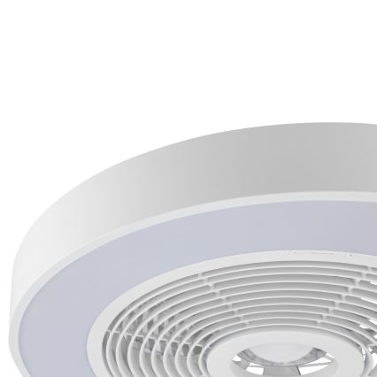 Brilliant - LED RGBW Димируемо таванно осветително тяло с вентилатор CATANIA LED/37W/230V 2700-6500K pr. 48,6 cm бяло + дистанционно управление