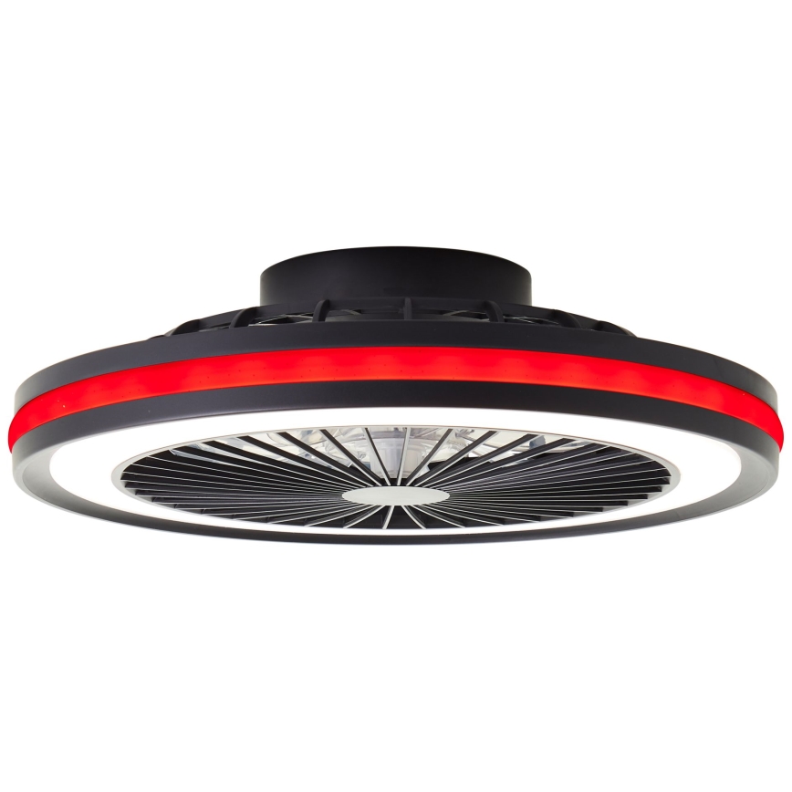 Brilliant - LED RGBW Димируемо таванно осветително тяло с вентилатор PALMERO LED/40W/230V 2700-6500K Ø 46,6 cm бежово + дистанционно управление