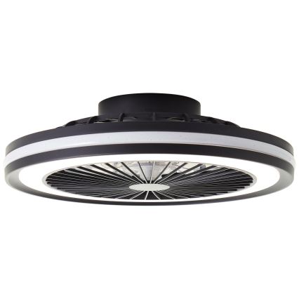 Brilliant - LED RGBW Димируемо таванно осветително тяло с вентилатор PALMERO LED/40W/230V 2700-6500K Ø 46,6 cm бежово + дистанционно управление