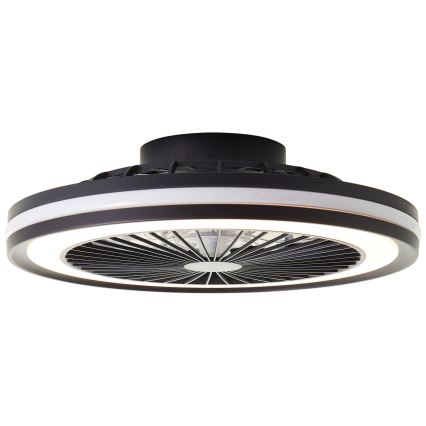 Brilliant - LED RGBW Димируемо таванно осветително тяло с вентилатор PALMERO LED/40W/230V 2700-6500K Ø 46,6 cm бежово + дистанционно управление