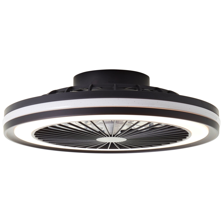 Brilliant - LED RGBW Димируемо таванно осветително тяло с вентилатор PALMERO LED/40W/230V 2700-6500K Ø 46,6 cm бежово + дистанционно управление