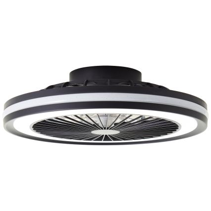 Brilliant - LED RGBW Димируемо таванно осветително тяло с вентилатор PALMERO LED/40W/230V 2700-6500K Ø 46,6 cm бежово + дистанционно управление