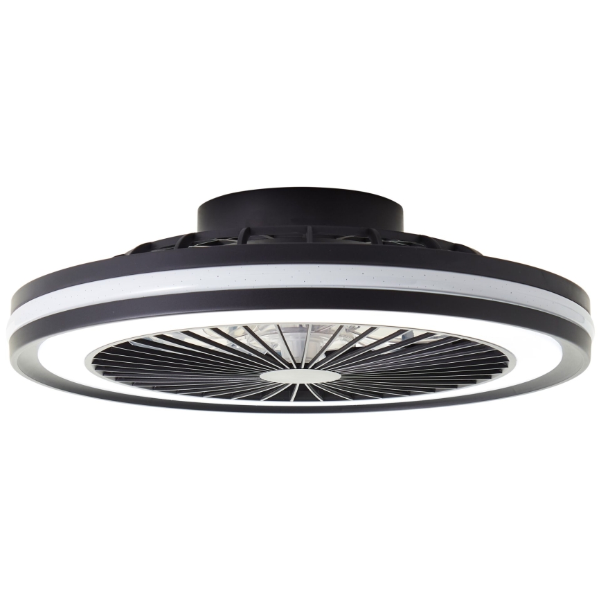 Brilliant - LED RGBW Димируемо таванно осветително тяло с вентилатор PALMERO LED/40W/230V 2700-6500K Ø 46,6 cm бежово + дистанционно управление