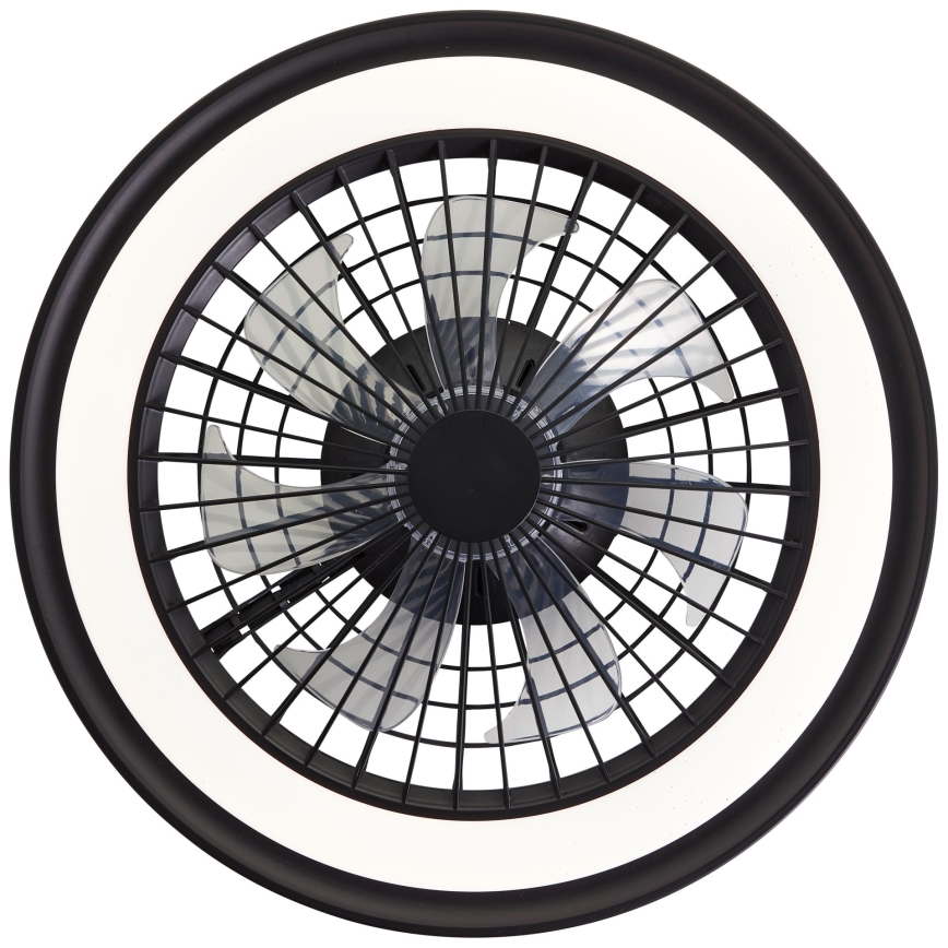 Brilliant - LED RGBW Димируемо таванно осветително тяло с вентилатор PALMERO LED/40W/230V 2700-6500K Ø 46,6 cm бежово + дистанционно управление