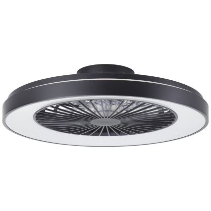 Brilliant - LED RGBW Регулируем таванен вентилатор MAZZARO LED/24W/230V 3000-6500K Ø 58 см черен + дистанционно управление