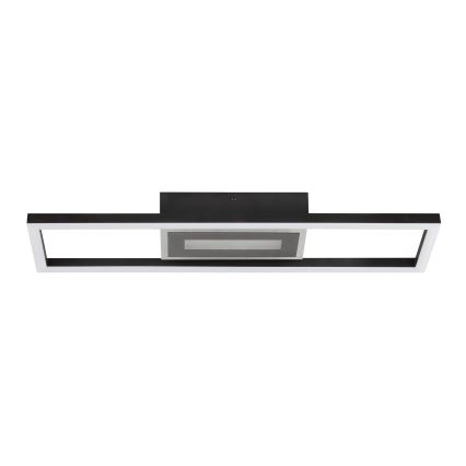 Brilliant - LED RGBW Димируемо таванно осветително тяло BESSON LED/20W/230V 3000-6500K черно + дистанционно управление