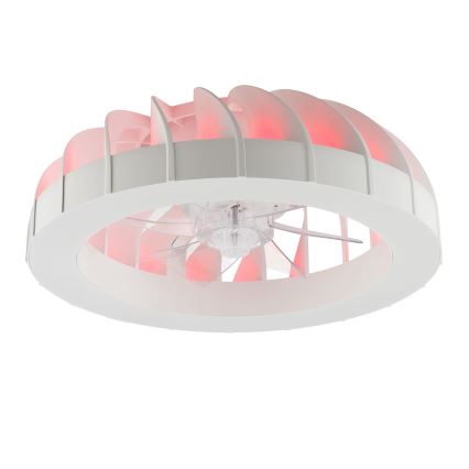 Brilliant - LED RGBW регулируем таванен вентилатор с осветление FANORA LED/30W/230V 2700-6500K Ø 46 см бял + дистанционно управление