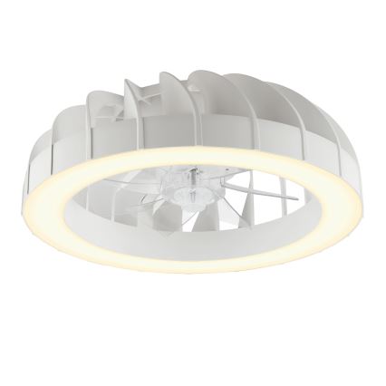 Brilliant - LED RGBW регулируем таванен вентилатор с осветление FANORA LED/30W/230V 2700-6500K Ø 46 см бял + дистанционно управление