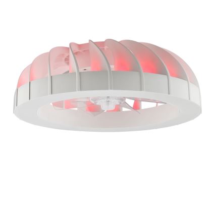 Brilliant - LED RGBW регулируем таванен вентилатор с осветление FANORA LED/30W/230V 2700-6500K Ø 46 см бял + дистанционно управление