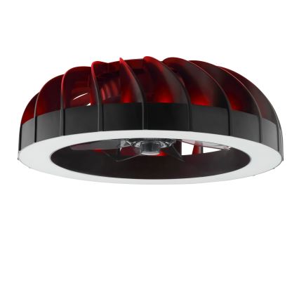 Brilliant - LED RGBW регулируем таванен вентилатор с осветление FANORA LED/30W/230V 2700-6500K Ø 46 см черен + дистанционно управление