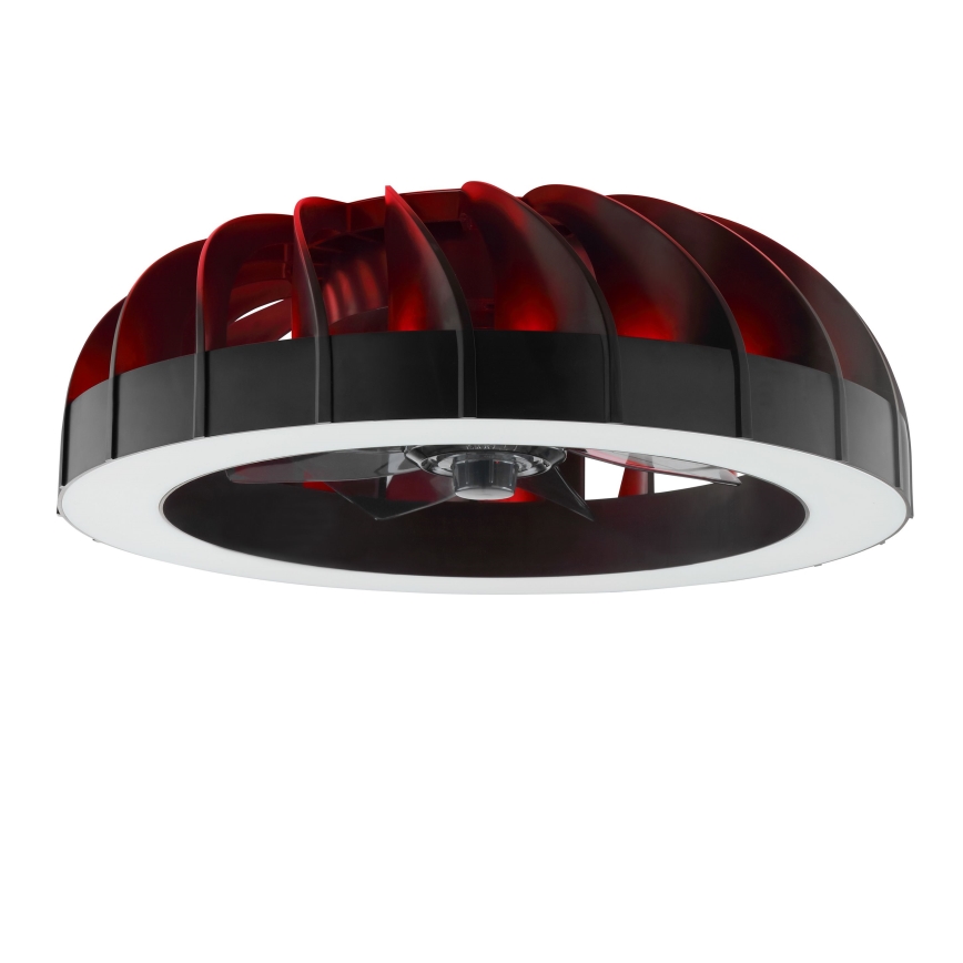 Brilliant - LED RGBW регулируем таванен вентилатор с осветление FANORA LED/30W/230V 2700-6500K Ø 46 см черен + дистанционно управление