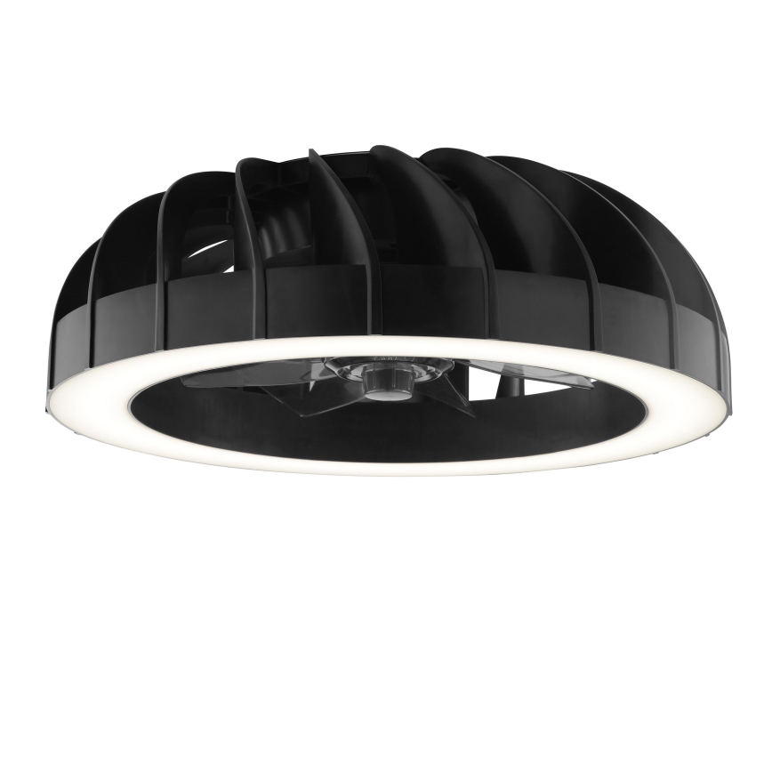 Brilliant - LED RGBW регулируем таванен вентилатор с осветление FANORA LED/30W/230V 2700-6500K Ø 46 см черен + дистанционно управление