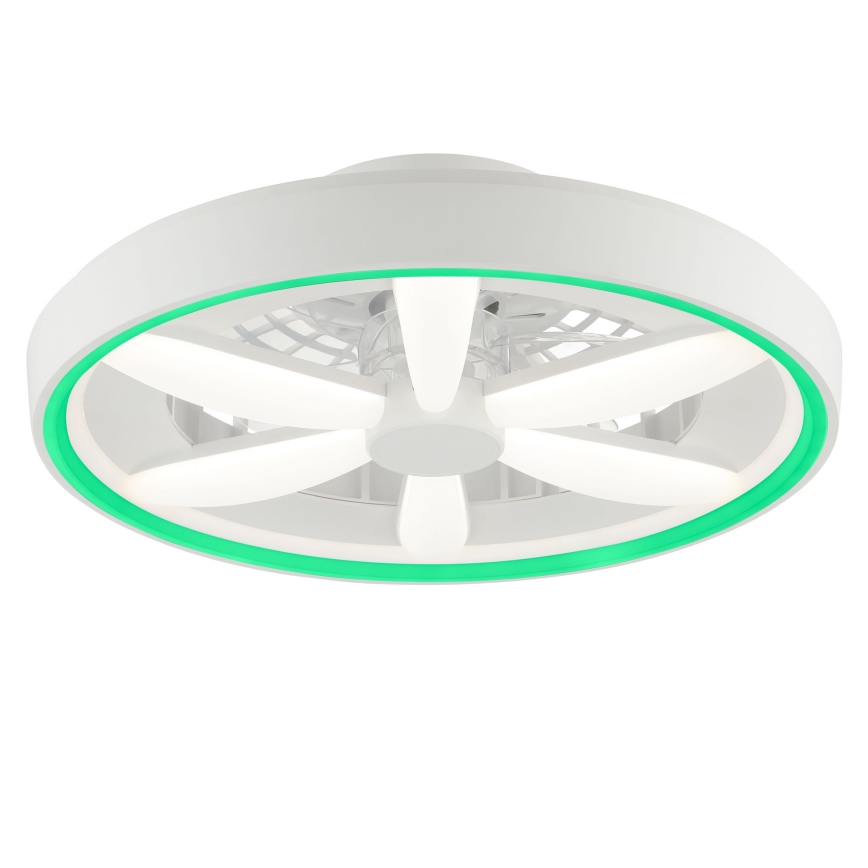 Brilliant - LED RGBW регулируем таванен вентилатор с осветление GAIANO LED/48W/230V 2700-6500K бял + дистанционно управление