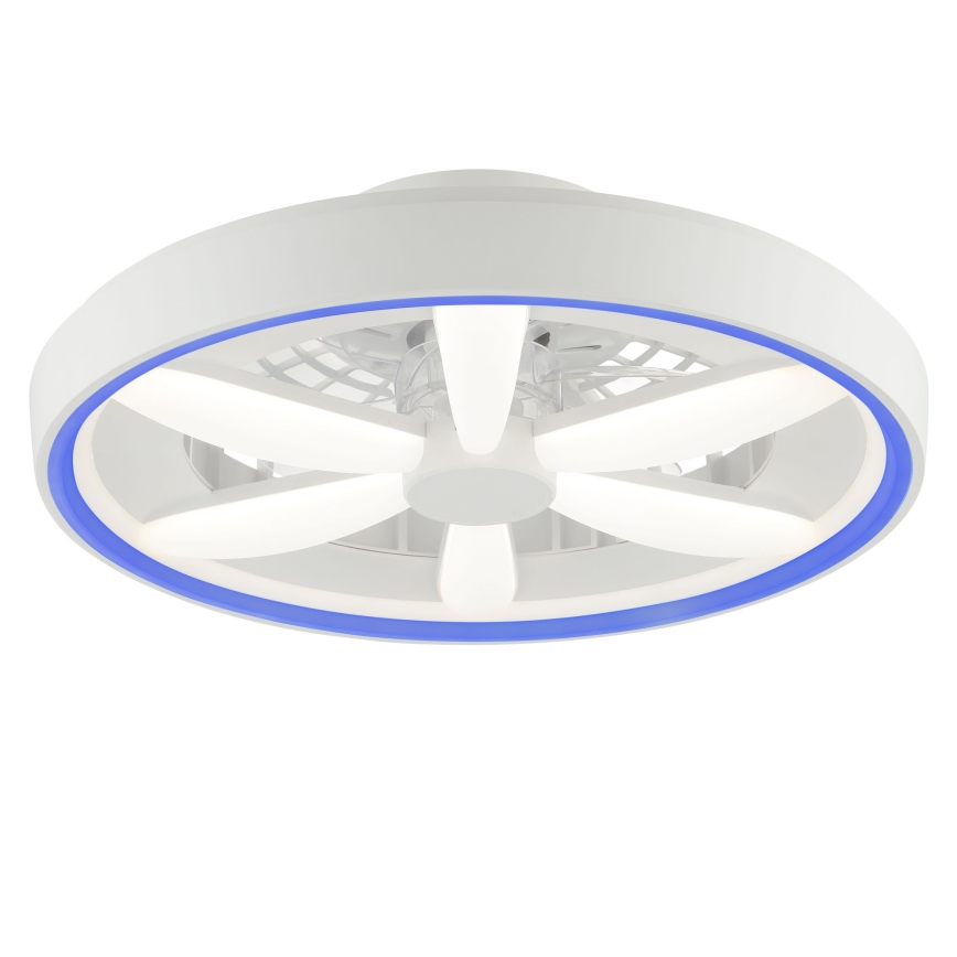 Brilliant - LED RGBW регулируем таванен вентилатор с осветление GAIANO LED/48W/230V 2700-6500K бял + дистанционно управление