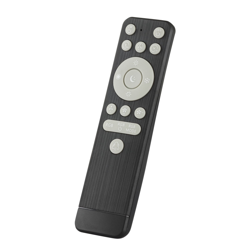 Brilliant - LED RGBW регулируем таванен вентилатор с осветление GAIANO LED/48W/230V 2700-6500K черен + дистанционно управление