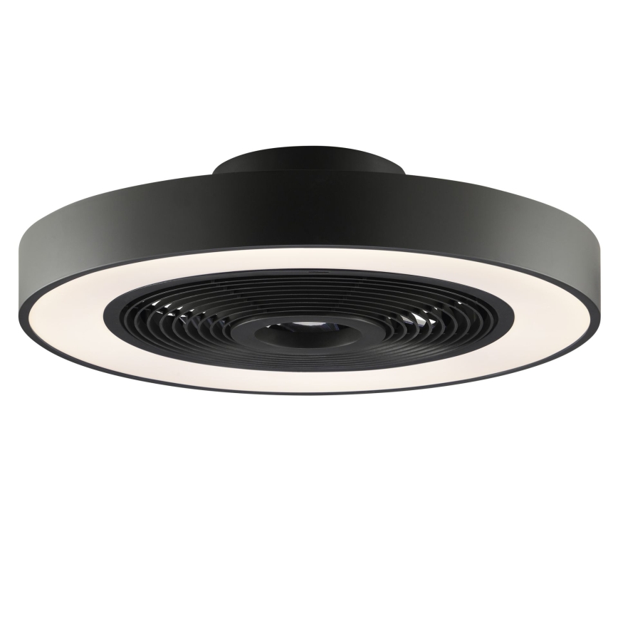 Brilliant - LED RGBW димируемо таванно осветително тяло с вентилатор CATANIA LED/37W/230V 2700-6500K диам. 48,6 см черно + дистанционно управление