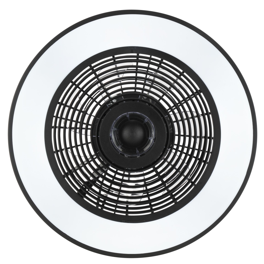 Brilliant - LED RGBW димируемо таванно осветително тяло с вентилатор CATANIA LED/37W/230V 2700-6500K диам. 48,6 см черно + дистанционно управление