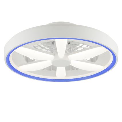 Brilliant - LED RGBW Димируем вентилатор за таван с осветление GAIANO LED/48W/230V 2700-6500K бял + дистанционно управление
