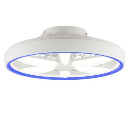 Brilliant - LED RGBW Димируем вентилатор за таван с осветление GAIANO LED/48W/230V 2700-6500K бял + дистанционно управление