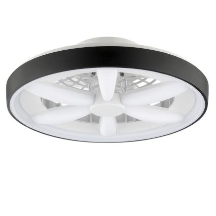 Brilliant - LED RGBW Димируем вентилатор за таван с осветление GAIANO LED/48W/230V 2700-6500K черен + дистанционно управление
