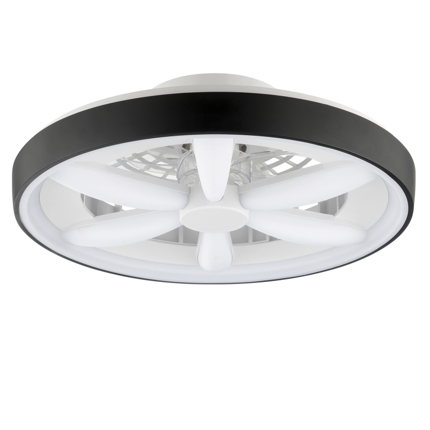 Brilliant - LED RGBW Димируем вентилатор за таван с осветление GAIANO LED/48W/230V 2700-6500K черен + дистанционно управление