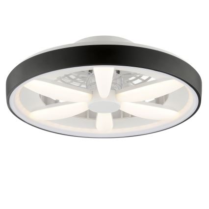 Brilliant - LED RGBW Димируем вентилатор за таван с осветление GAIANO LED/48W/230V 2700-6500K черен + дистанционно управление