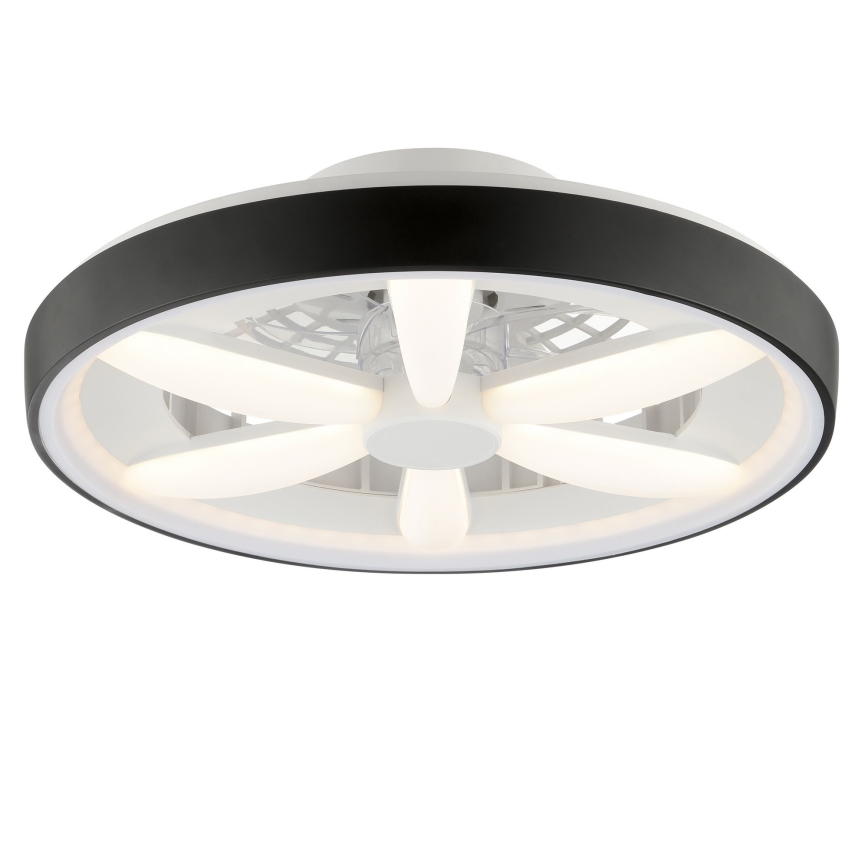 Brilliant - LED RGBW Димируем вентилатор за таван с осветление GAIANO LED/48W/230V 2700-6500K черен + дистанционно управление
