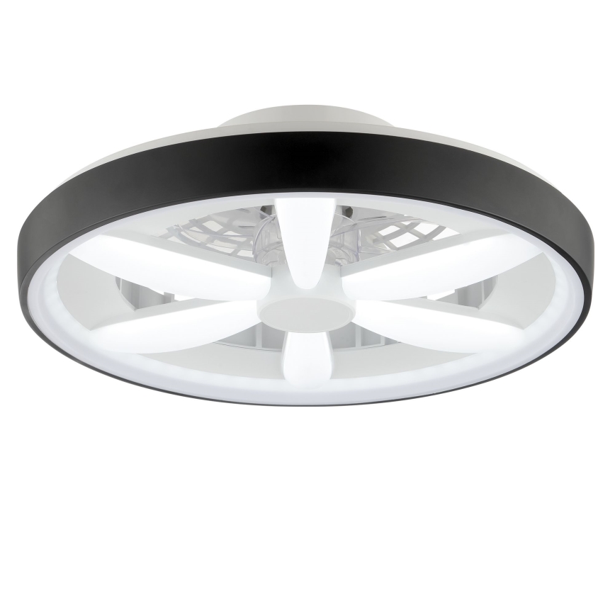 Brilliant - LED RGBW Димируем вентилатор за таван с осветление GAIANO LED/48W/230V 2700-6500K черен + дистанционно управление