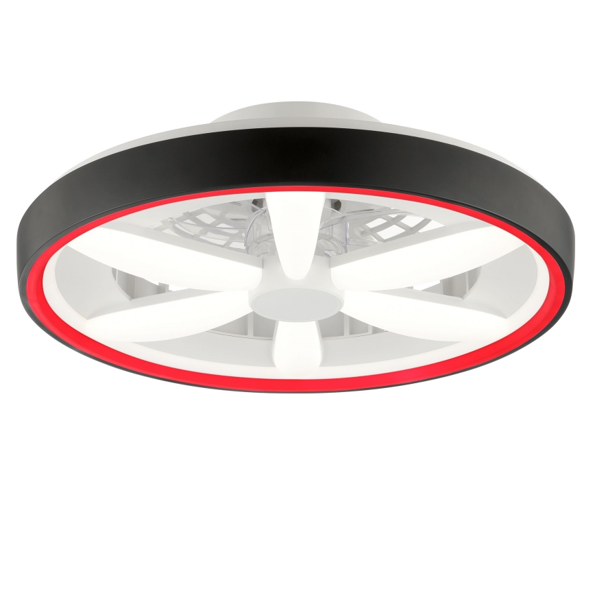 Brilliant - LED RGBW Димируем вентилатор за таван с осветление GAIANO LED/48W/230V 2700-6500K черен + дистанционно управление